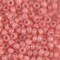 Miyuki 6 Round Seed Bead, 6-642, Dyed Salmon Silver Lined Alabaster
